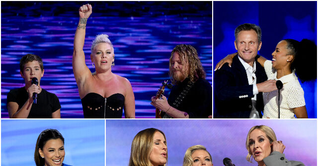 Democrats Lean on Aging Obama-Era Hollywood Celebrities on Final Night of DNC