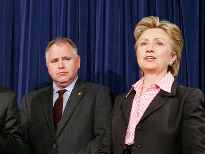 WASHINGTON - MAY 22: (L-R) Rep. Patrick Murphy (D-PA), Rep. Rahm Emanuel (D-IL), Rep. Tim