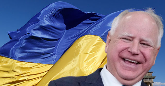 Ukrainian State Media Cheerlead for Tim Walz amid Stolen Valor Accusations