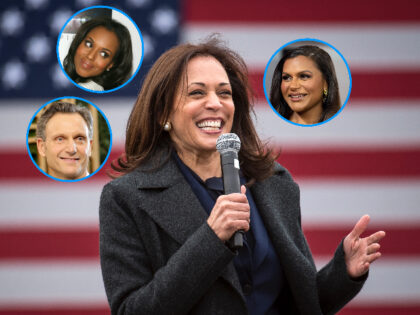 DETROIT, MI - OCTOBER 25: Democratic U.S. Vice Presidential nominee Sen. Kamala Harris (D-