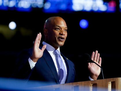 Wes Moore, governor of Maryland, speaks during the Democratic National Convention (DNC) at