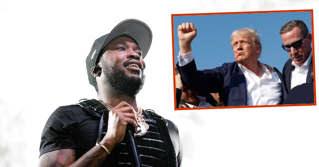 Rapper Meek Mill Blown Away By Trump: 'Got Shot and Put His Middle Finger Up,' 'Indicted, Still Running for President,' 'Who Is This Guy?'