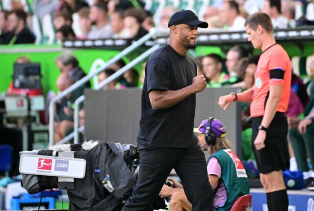 Bayern Munich coach Vincent Kompany won his debut Bundesliga match as manager