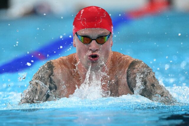 Britain's star swimmer Adam Peaty is one of more than 40 athletes to test positive for Cov