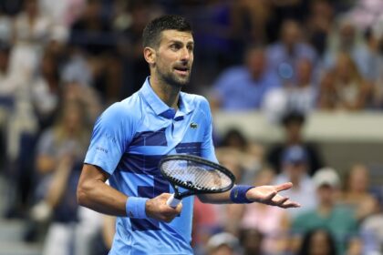 Champion: Novak Djokovic takes on Alexei Popyrin