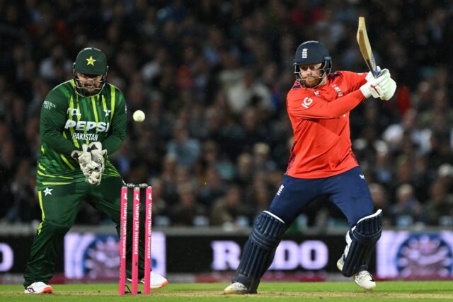 England's Jonny Bairstow (R) has been dropped ahead of the white-ball clashes with Austral