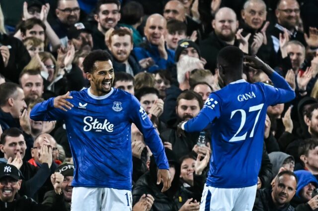 Everton's Iliman Ndiaye (left) scored in a 3-0 win over Doncaster in the League Cup second