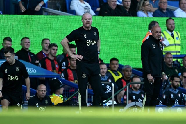 Everton manager Sean Dyche is 'frustrated' by latest defeat