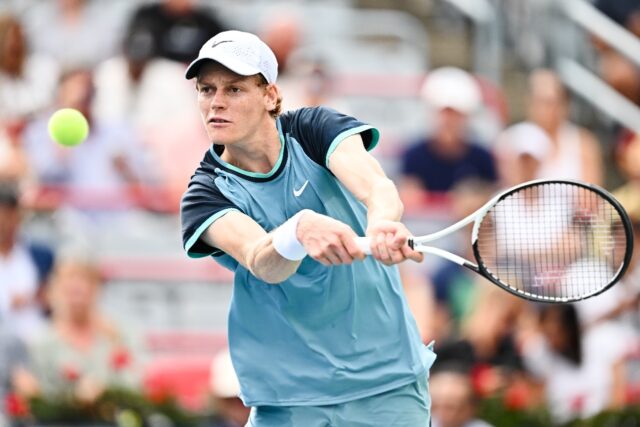 World number one Jannik Sinner of Italy advanced to the quarter-finals of the ATP Montreal