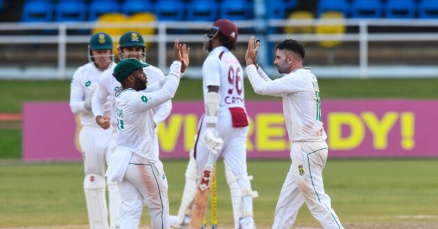 South Africa Leads West Indies by 212 Runs