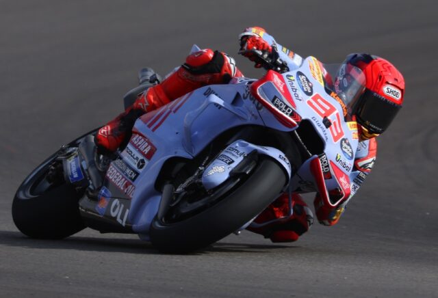 Marc Marquez heading for pole in Aragon