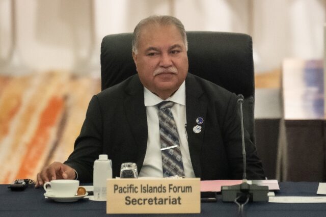 Pacific Islands Forum head Baron Waqa has warned the US and China to take their geopolitic