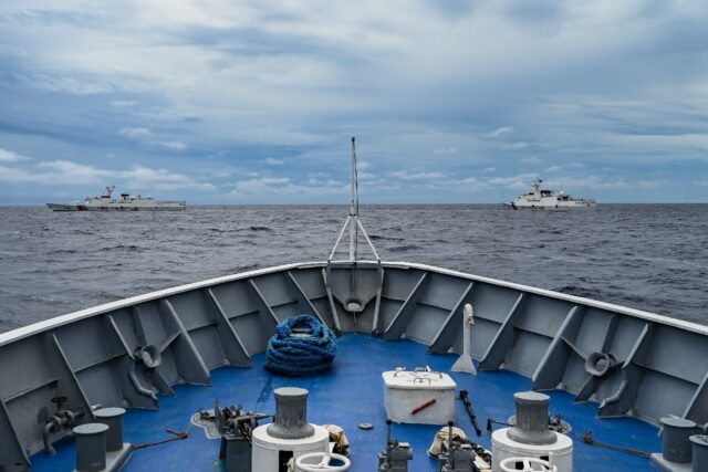 Philippine and Chinese vessels have collided twice this month near Sabina Shoal, where the