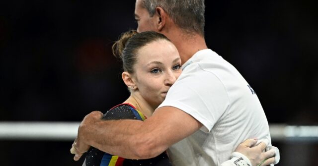 Romanian gymnast Ana Barbosu