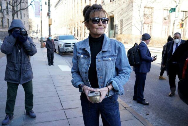 Sarah Palin sued The New York Times saying it had intentionally sought to harm her reputat