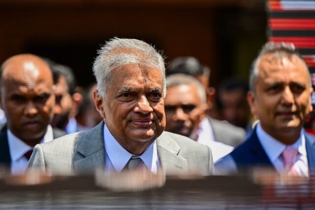 Sri Lanka's President President Ranil Wickremesingh launched his re-election campaign