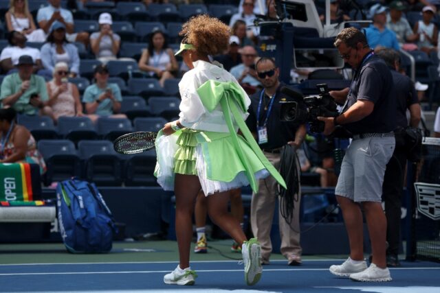 Super suit: Japan's Naomi Osaka shows off a bold new look at the US Open