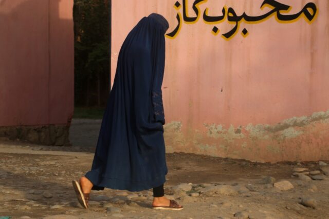 The Taliban government's new morality law requires Afghan women to cover up completely and