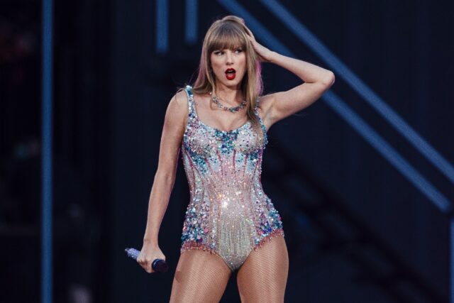 Taylor Swift, shown here performing in Lisbon in May 2024, has legions of loyal fans who h