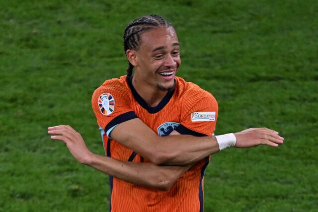 Xavi Simons impressed for the Netherlands during the Euros scoring in the semi-final again