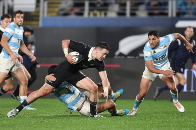 New Zealand's Will Jordan scored two tries as the All Blacks defeated Argentina 42-10 in a