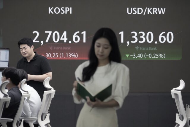 South Korea Financial Markets The Associated Press