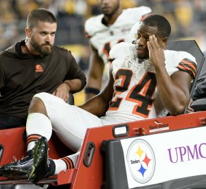 Cleveland Browns running back Nick Chubb to miss season's first four games