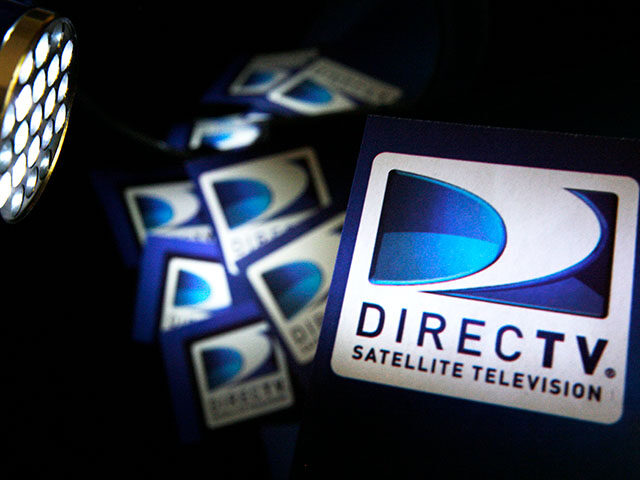 DirecTV logos are seen in North Andover, Mass. Thursday, Aug. 6, 2009. DirecTV Group Inc.