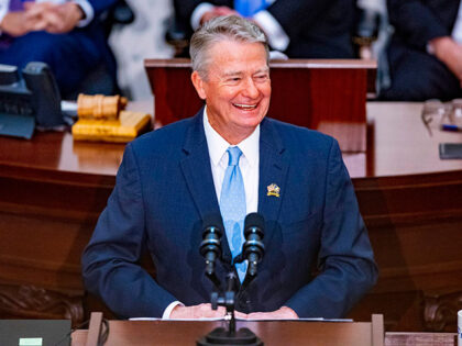 Idaho Gov. Brad Little delivers his 2023 State of the State address held at the Idaho Stat