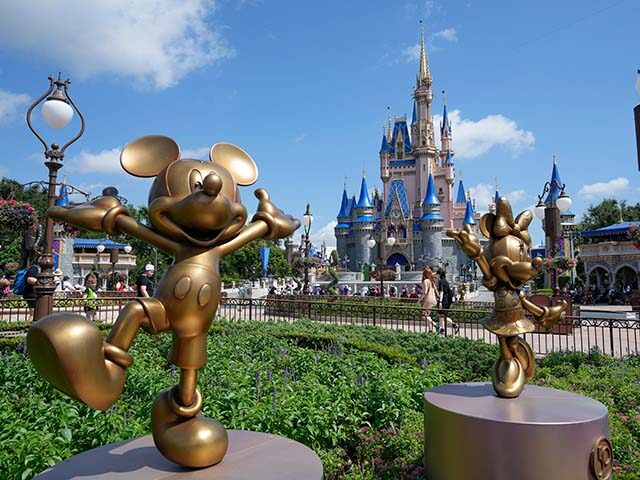 The Cinderella Castle is seen at the Magic Kingdom at Walt Disney World, July 14, 2023, in