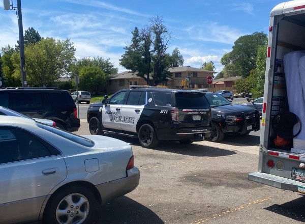 Aurora PD at Gang Controlled Apartment Complex (Courtesy of John Fabbricatore)