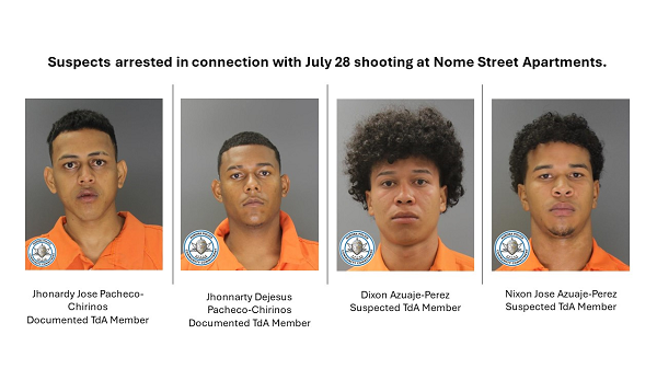 Aurora Police Arrest Four Known or Suspected TdN Gang Members -- Aurora Police Department