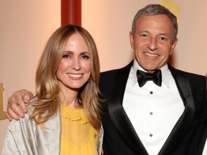 HOLLYWOOD, CALIFORNIA - MARCH 12: (L-R) Dana Walden, The Walt Disney Company CEO Bob Iger