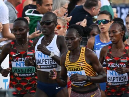 (From L to R) Kenya's Rosemary Wanjiru, Israel's Lonah Chemtai Salpeter, Uganda&