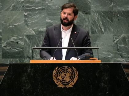 President of Chile Gabriel Boric addresses the 79th session of the United Nations General