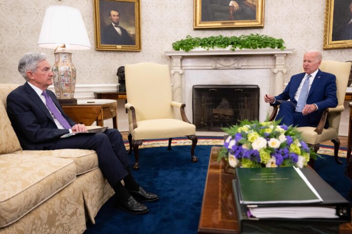 Biden Confusingly Makes False Claim He Never Met With Fed Chair Powell