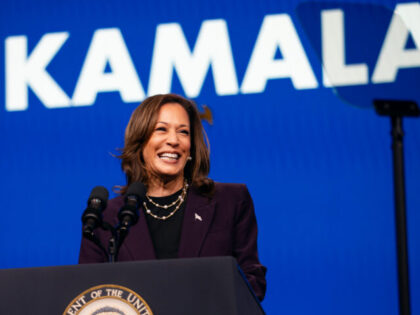 HOUSTON, TEXAS - JULY 25: Vice President Kamala Harris speaks at the American Federation o