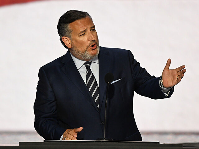 Sen. Ted Cruz (R-Tex.) speaks during the second day during the Republican National Convent