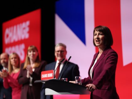 Rachel Reeves, UK chancellor of the exchequer, speaks at the UK Labour Party annual confer