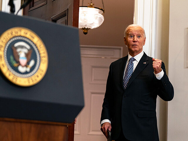 President Joe Biden delivers remarks on the ongoing response to the aftermath of Hurricane