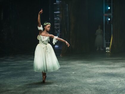 Michaela DePrince performs 'Giselle' with the English National ballet at the Coliseum on J