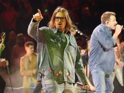 HARDY and Morgan Wallen perform onstage at The 57th Annual CMA Awards at Bridgestone Arena