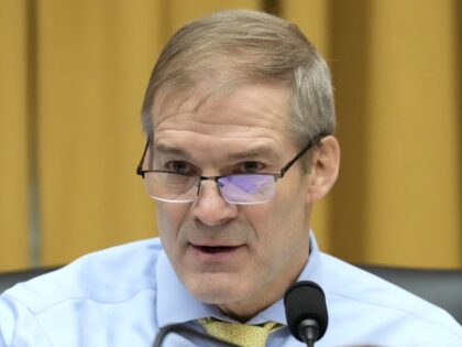 U.S. Rep. Jim Jordan (R-OH), Chairman of the House Judiciary Committee, delivers remarks d