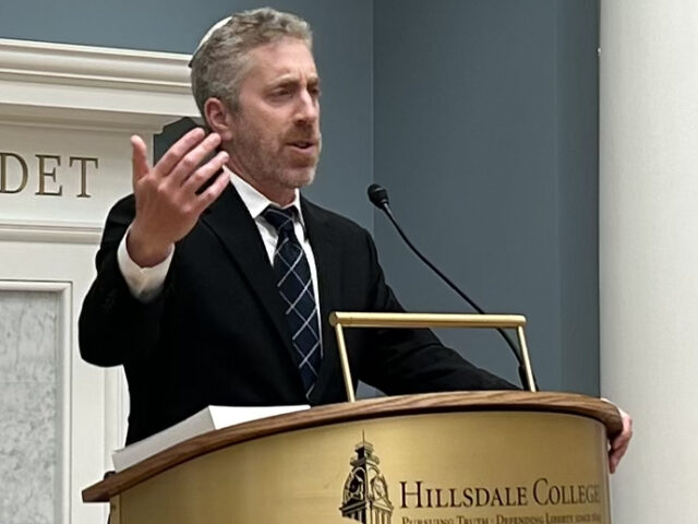 Breitbart News’ Joel Pollak at Hillsdale: ‘The Principles of the Bible Are Deeply Relev