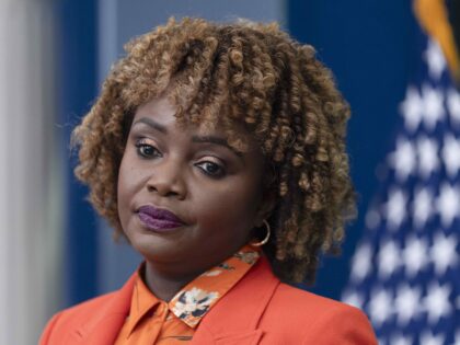 White House press secretary Karine Jean-Pierre, speaks during the daily briefing at the Wh