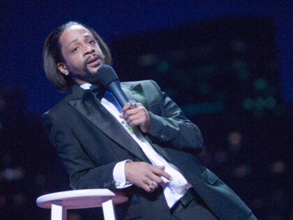 Comedian and singer Katt Williams performing at the Aire Crown Theater, Chicago, Illinois,