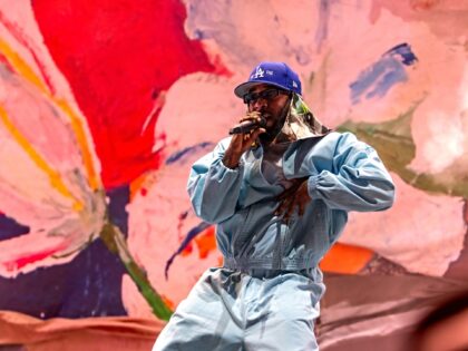 Kendrick Lamar at Life Is Beautiful 2023 on September 23, 2023 in Las Vegas, Nevada. (Phot