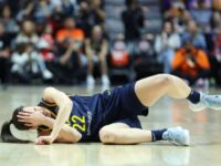 Caitlin Clark Suffers Black Eye in Game 1 of WNBA Playoffs, No Foul Called