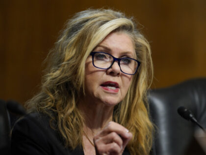 Senator Marsha Blackburn, a Republican from Tennessee, speaks during a Senate Judiciary Su