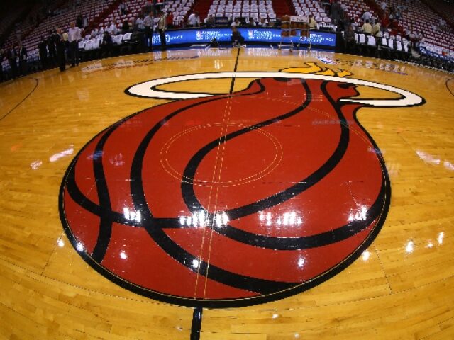 during Game One of the Eastern Conference Finals at AmericanAirlines Arena on May 22, 2013